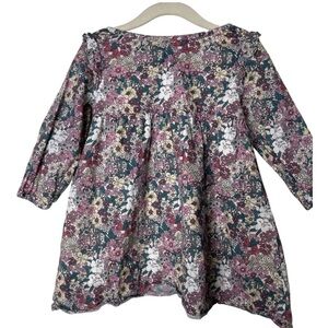 Baybala girls floral lined dusty pink and green dress 3T